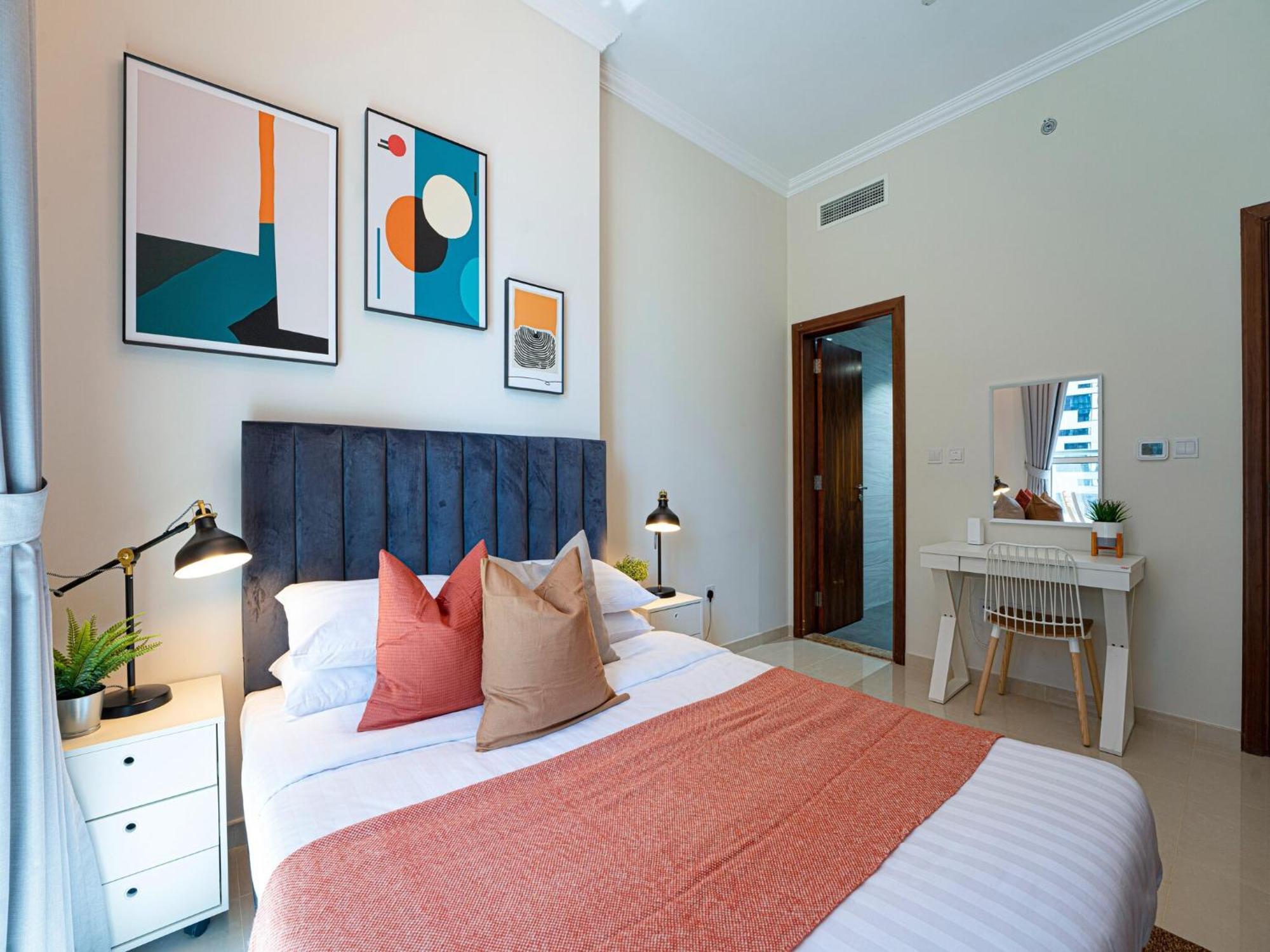 Luxe Apartments Near Dubai Mall Burj Khalifa Pool Gym Parking Bagian luar foto