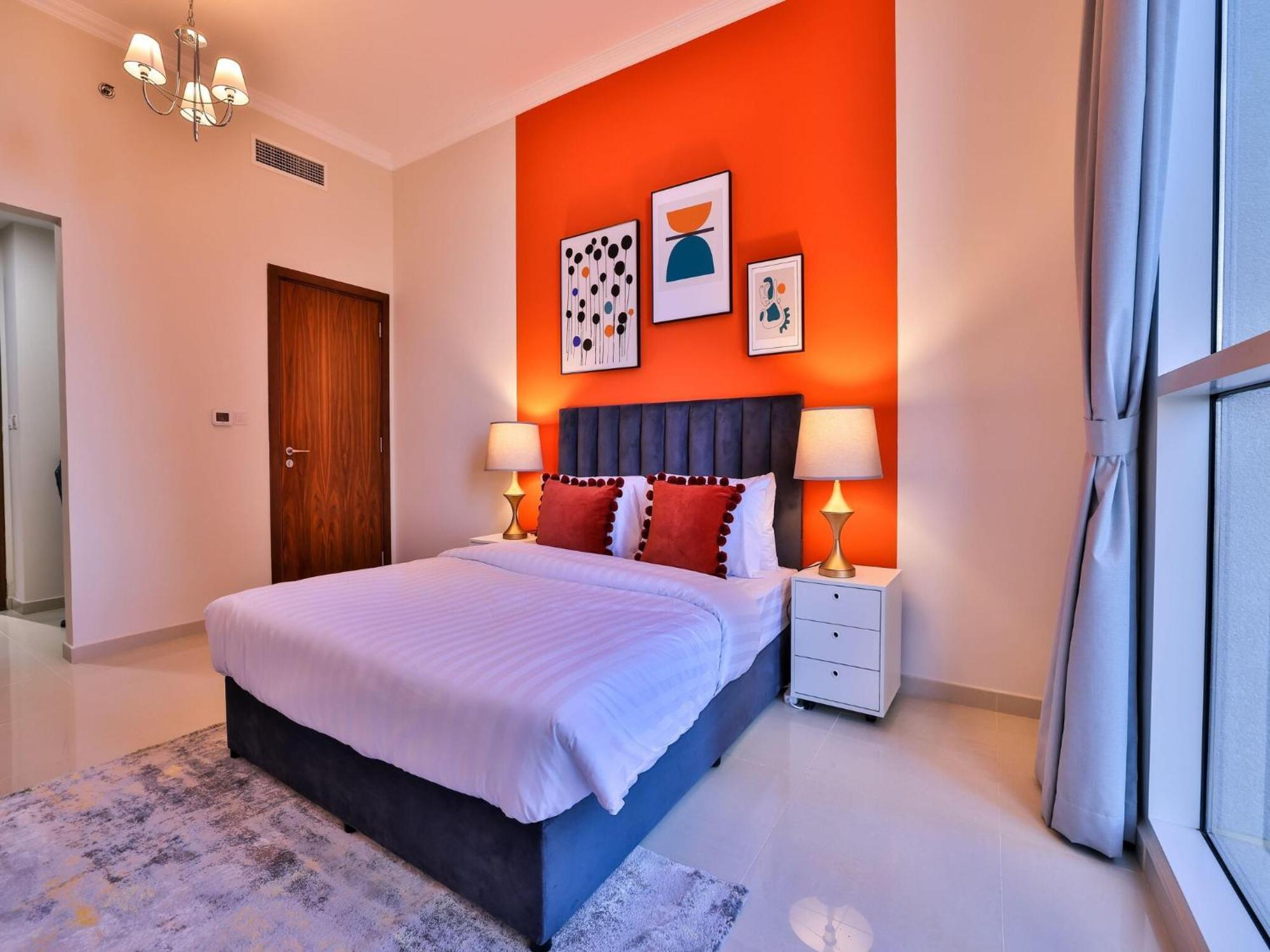 Luxe Apartments Near Dubai Mall Burj Khalifa Pool Gym Parking Bagian luar foto