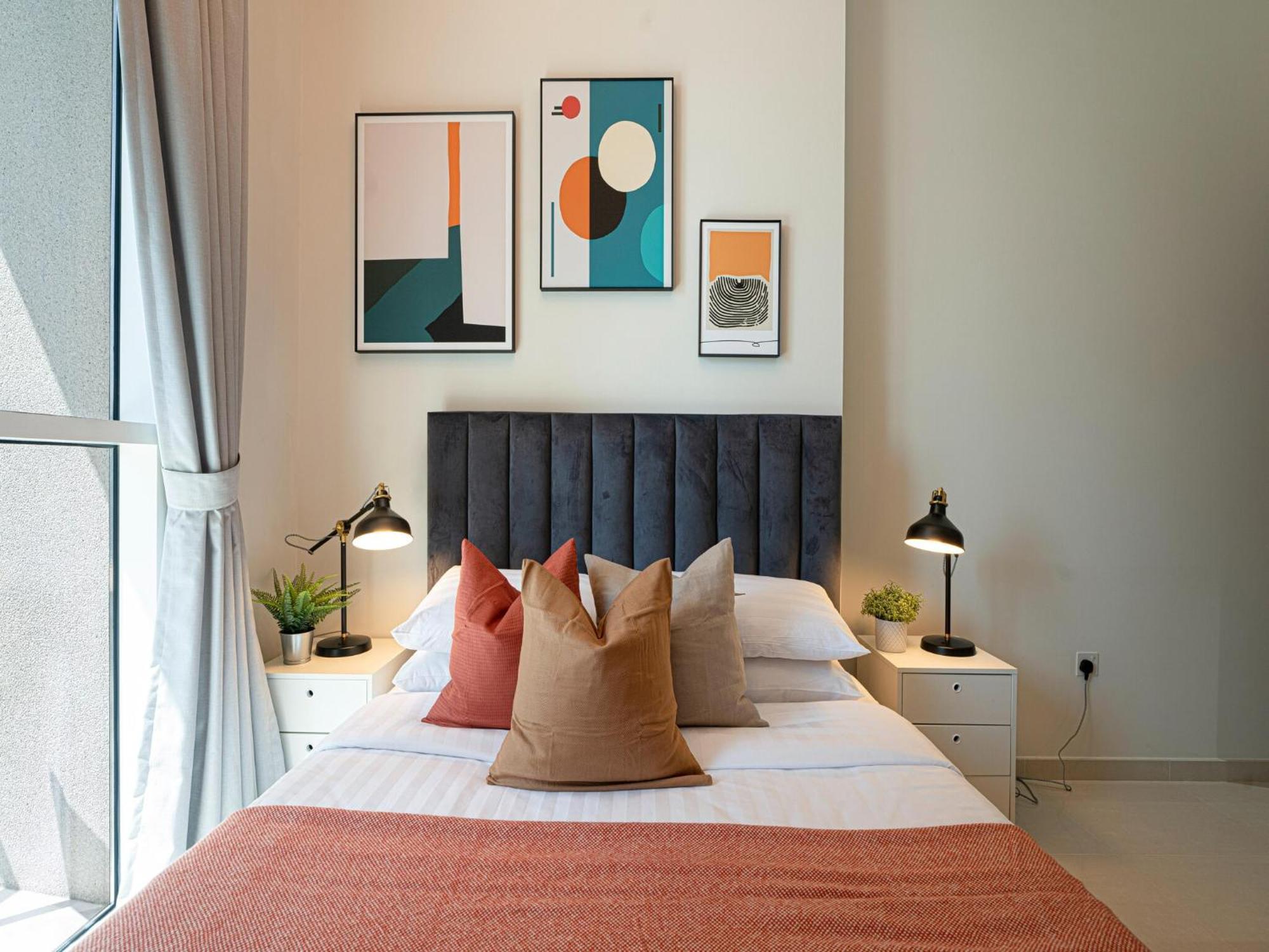Luxe Apartments Near Dubai Mall Burj Khalifa Pool Gym Parking Bagian luar foto