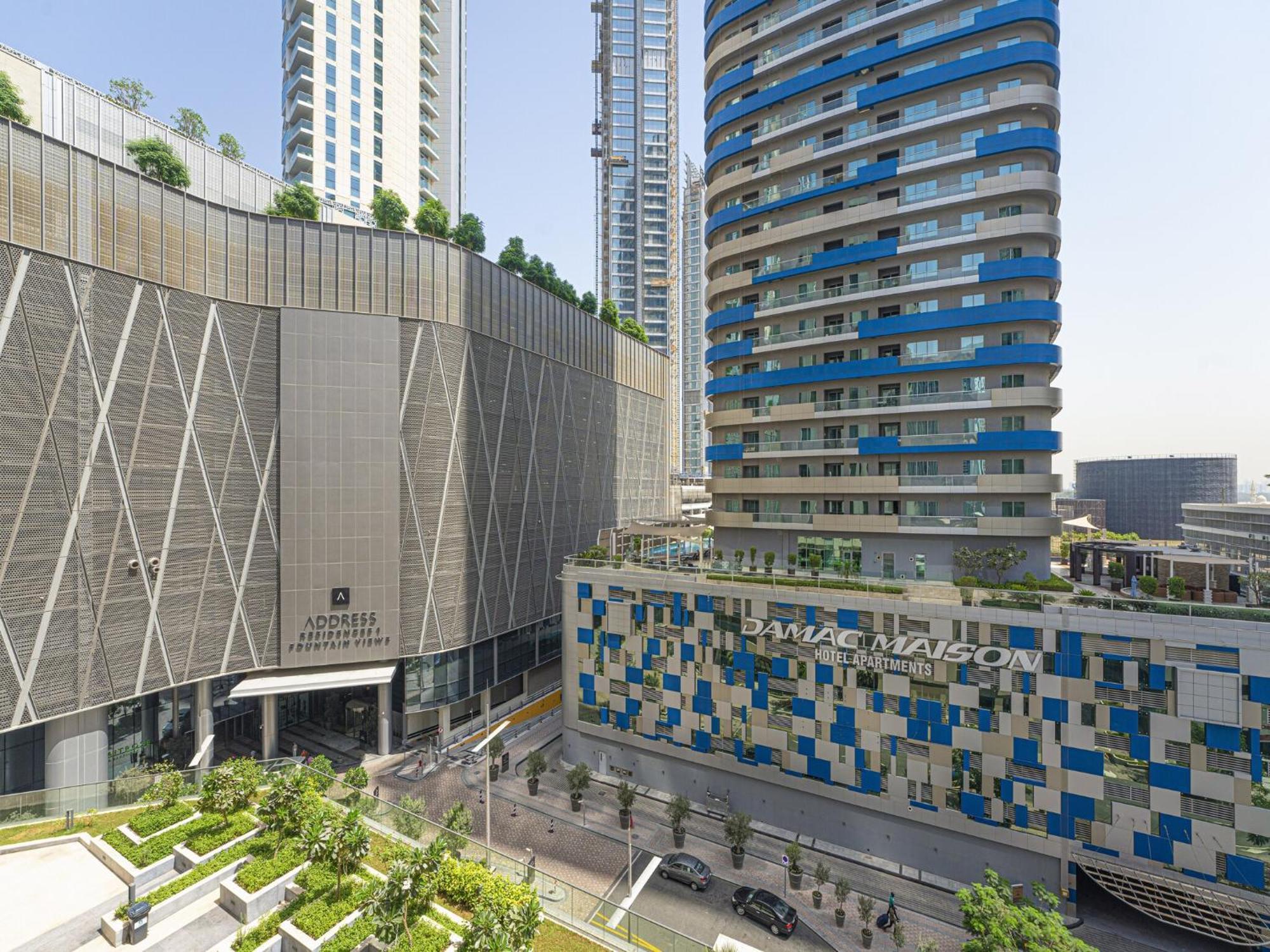 Luxe Apartments Near Dubai Mall Burj Khalifa Pool Gym Parking Bagian luar foto