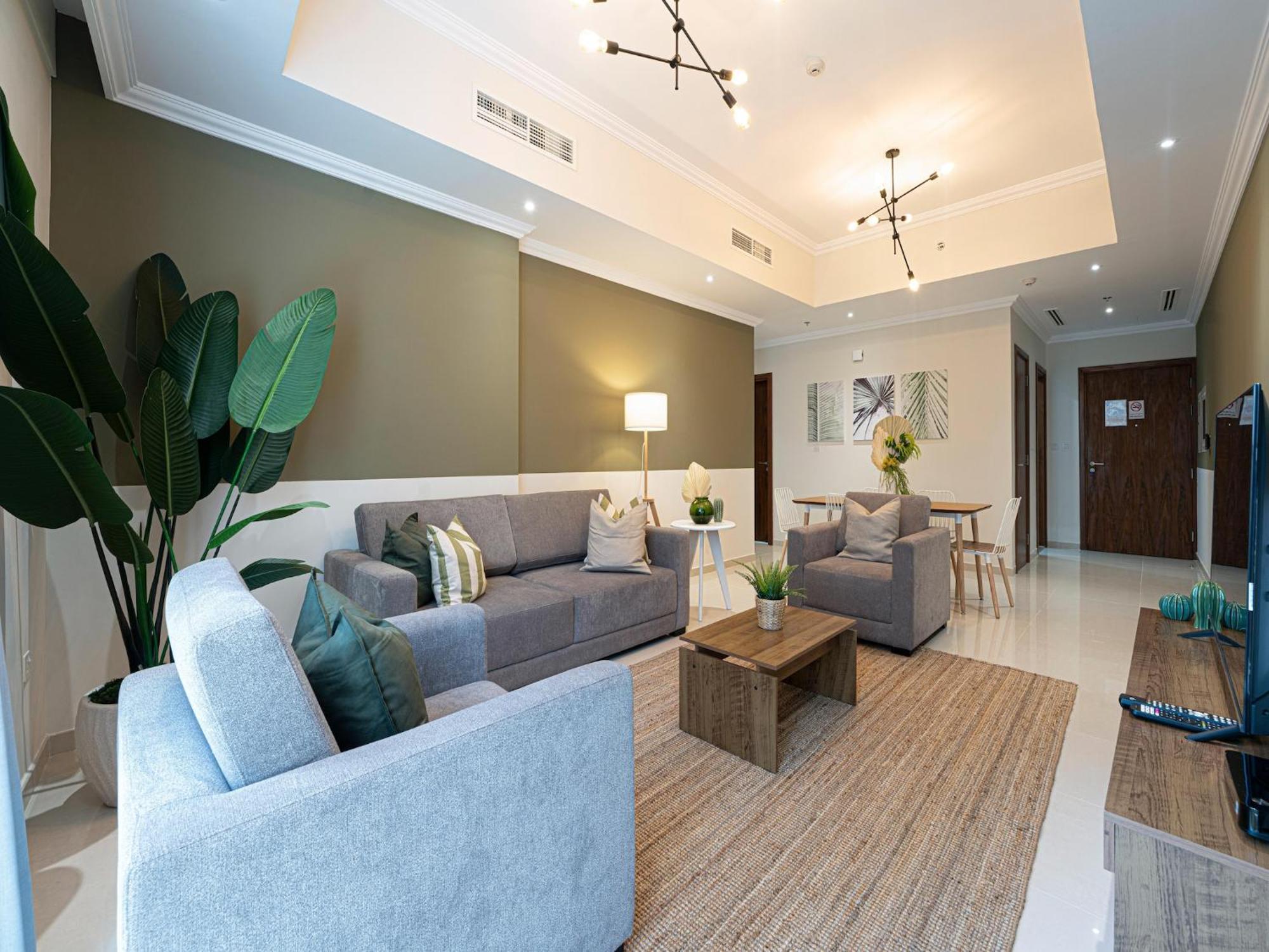 Luxe Apartments Near Dubai Mall Burj Khalifa Pool Gym Parking Bagian luar foto