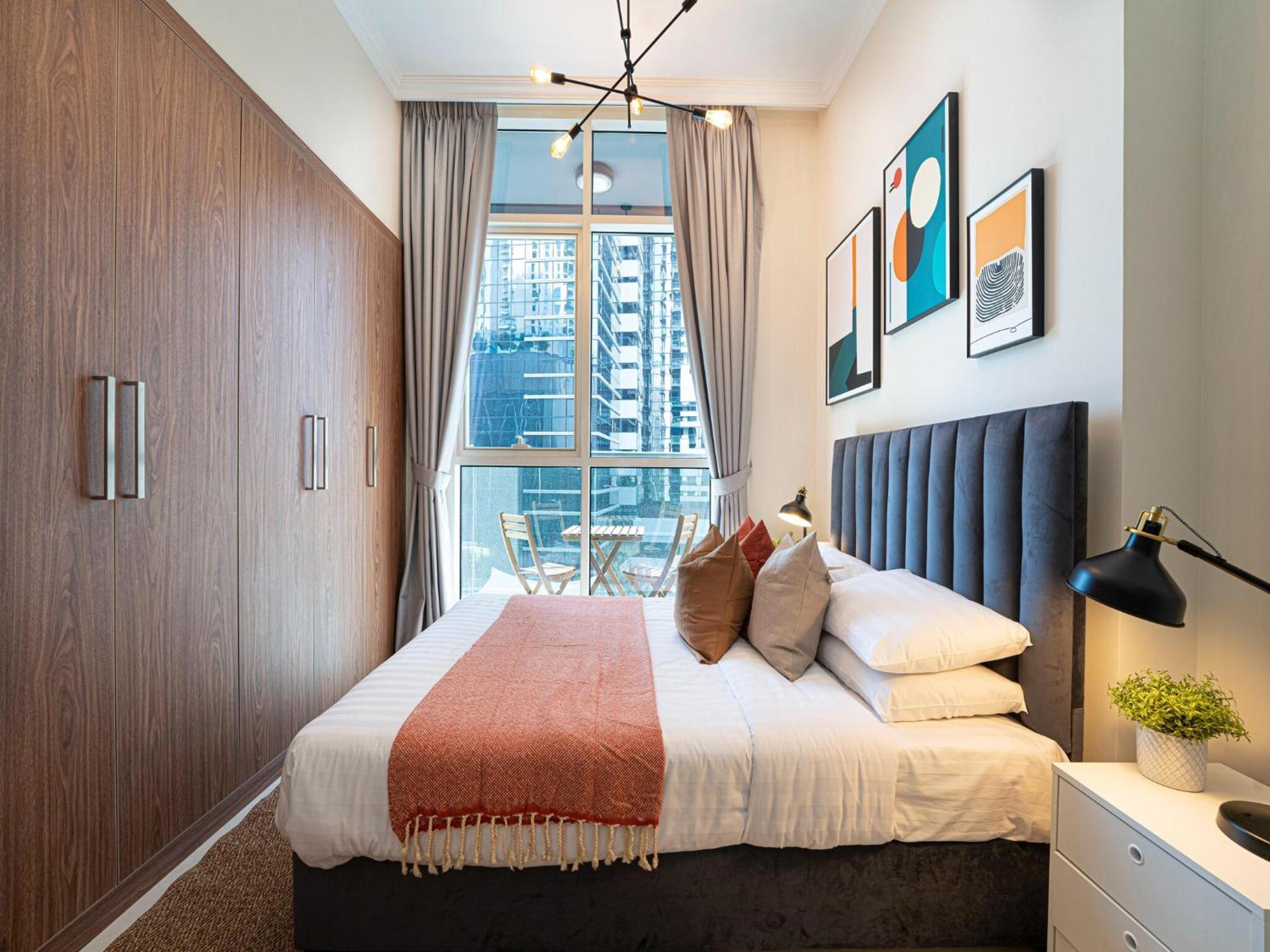 Luxe Apartments Near Dubai Mall Burj Khalifa Pool Gym Parking Bagian luar foto