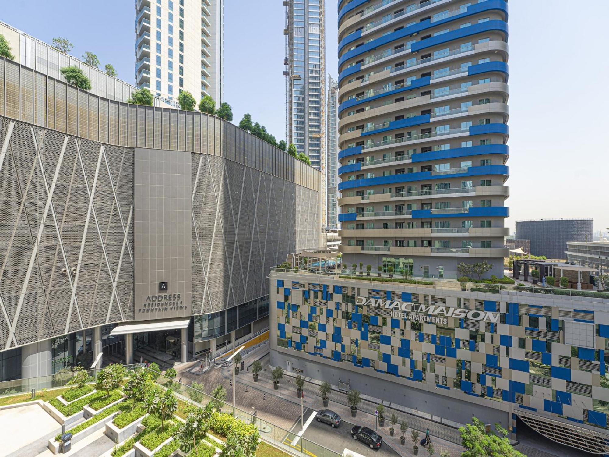 Luxe Apartments Near Dubai Mall Burj Khalifa Pool Gym Parking Bagian luar foto